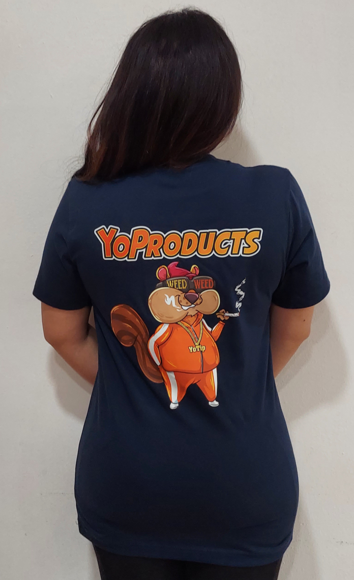 YoProducts T-Shirt - Navy Blue - Image 2