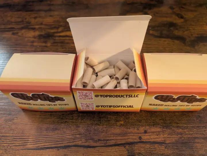 8mm NAKED Wooden Rolling Tips - Free Organic Hemp Papers! - Image 2