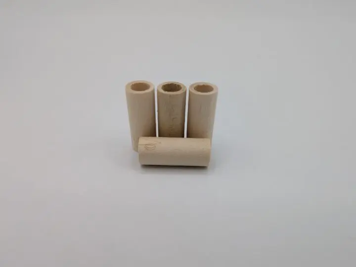 8mm NAKED Wooden Rolling Tips - Free Organic Hemp Papers! - Image 4