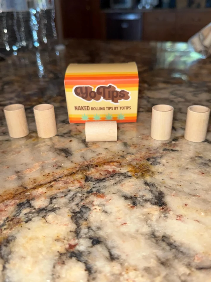 20mm NAKED Wooden Rolling Tips - Free Organic Hemp Papers! - Image 3